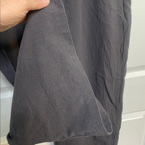 Gray Overall Romper with Pockets - Picture 8 of 9